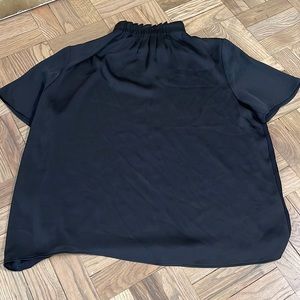 Ted baker woman’s size 4 about an us 8 black high neck blouse short sleeved